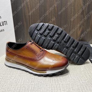BERLUTI FAST TRACK SNEAKERS REDDISH BROWN S3873-V1 - Image 5