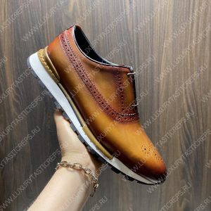 BERLUTI FAST TRACK SNEAKERS REDDISH BROWN S3873-V1 - Image 6