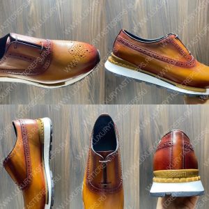 BERLUTI FAST TRACK SNEAKERS REDDISH BROWN S3873-V1 - Image 9