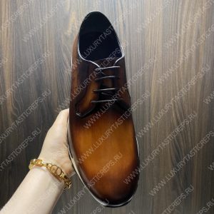 BERLUTI FAST TRACK SCRITTO SNEAKERS BROWN S3873-V1 - Image 7