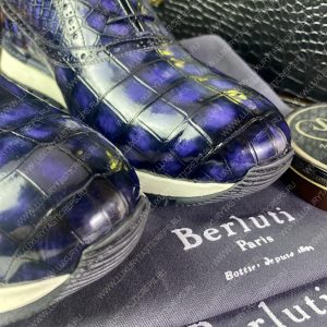BERLUTI FAST TRACK SNEAKER PURPLE S38785-V1 - Image 9