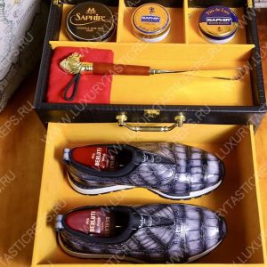 BERLUTI FAST TRACK SNEAKER GREY S38785-V1 - Image 4