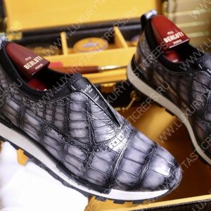 BERLUTI FAST TRACK SNEAKER GREY S38785-V1 - Image 5