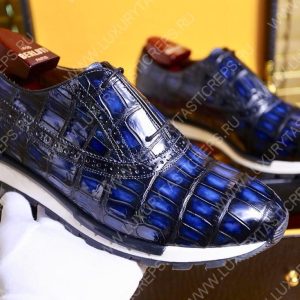 BERLUTI FAST TRACK SNEAKER BLUE S38785-V1 - Image 5