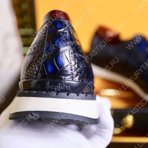 BERLUTI FAST TRACK SNEAKER BLUE S38785-V1 - Image 9