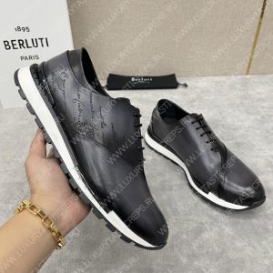 BERLUTI FAST TRACK SNEAKER BLACK S3873-GC4 - Image 5