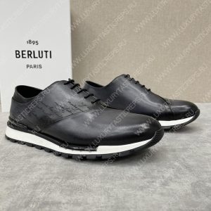 BERLUTI FAST TRACK SNEAKER BLACK S3873-GC4 - Image 7