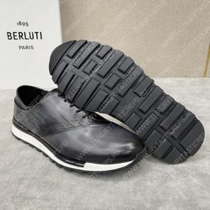 BERLUTI FAST TRACK SNEAKER BLACK S3873-GC4 - Image 8