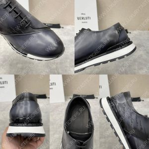 BERLUTI FAST TRACK SNEAKER BLACK S3873-GC4 - Image 9
