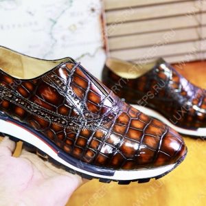 BERLUTI FAST TRACK SNEAKER BROWN S38785-V1 - Image 3