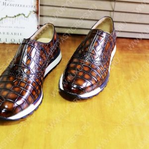 BERLUTI FAST TRACK SNEAKER BROWN S38785-V1 - Image 7