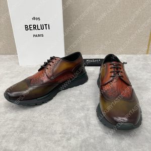 BERLUTI FAST TRACK SNEAKER BROWN S5541-V2 - Image 3