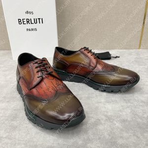 BERLUTI FAST TRACK SNEAKER BROWN S5541-V2 - Image 4