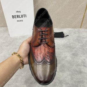 BERLUTI FAST TRACK SNEAKER BROWN S5541-V2 - Image 6
