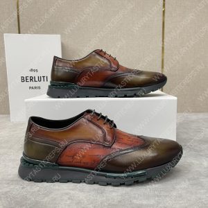 BERLUTI FAST TRACK SNEAKER BROWN S5541-V2 - Image 8