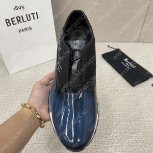BERLUTI FAST TRACK SNEAKERS BLUE S5541-V2 - Image 5