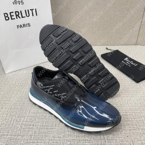 BERLUTI FAST TRACK SNEAKERS BLUE S5541-V2 - Image 8