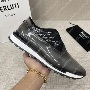 BERLUTI FAST TRACK SNEAKERS BLUE S5541-V2 - Image 4