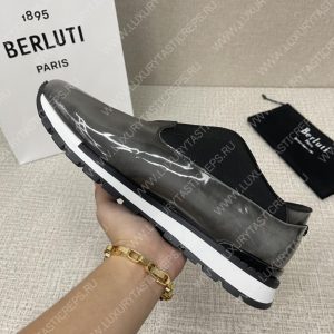 BERLUTI FAST TRACK SNEAKERS BLUE S5541-V2 - Image 6