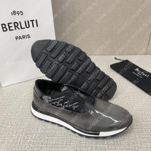 BERLUTI FAST TRACK SNEAKERS BLUE S5541-V2 - Image 8