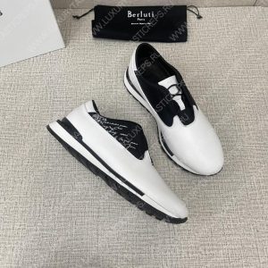 BERLUTI FAST TRACK SNEAKERS WHITE S5541-V2 - Image 7