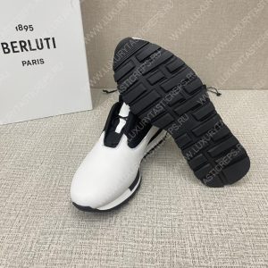 BERLUTI FAST TRACK SNEAKERS WHITE S5541-V2 - Image 8