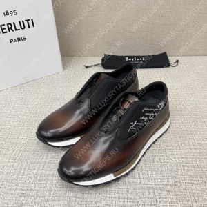 BERLUTI FAST TRACK SNEAKERS BROWN S5541-V2 - Image 3
