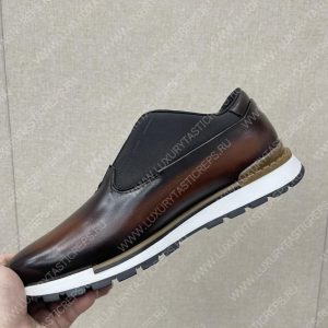 BERLUTI FAST TRACK SNEAKERS BROWN S5541-V2 - Image 6