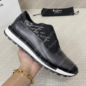 BERLUTI FAST TRACK SNEAKERS BLACK S5541-V2 - Image 6