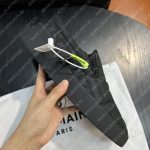 BALMAIN SLIP-ON SNEAKERS BLACK XN1VL69