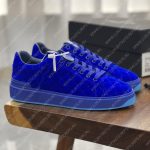 BALMAIN CANVAS B-COURT SNEAKERS BLUE YM1VI288TWCL