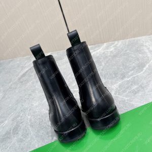 BOTTEGA VENETA LEATHER ANKLE BOOTS BLACK 799801V - Image 9