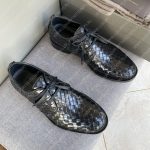 BOTTEGA VENETA LACE-UP SHOE BLACK 741451V2