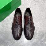 BOTTEGA VENETA TIE LACE-UP SHOE BURGUNDY 716218V