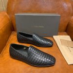 OTTEGA VENETA INTRECCIATO SLIPPERS BLACK 730275V