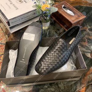 OTTEGA VENETA INTRECCIATO SLIPPERS BLACK 730275V - Image 7