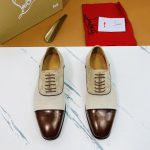CHRISTIAN LOUBOUTIN GREGGO OXFORD SHOE BEIGE 88785U