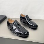 DIOR DOUBLE MONK STRAP SHOES BLACK 4LO314YKN