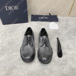 DIOR OXFORD SHOES GREY 3DE453ZRK