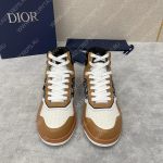 DIOR B27 HIGH-TOP SNEAKER BROWN AND CREAM AM1VI327TCCH