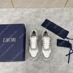 DIOR B27 LOW-TOP SNEAKER GREY AND WHITE AM1VI327TCCH