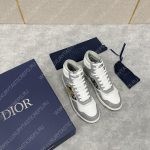 DIOR B27 HIGH-TOP SNEAKER GREY AND WHITE AM1VI327TCCH
