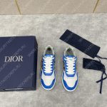 DIOR B27 LOW-TOP SNEAKER BLUE AND WHITE AM1VI327TCCH