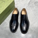 GUCCI MEN'S LACE-UP SHOE BLACK 723694