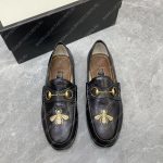GUCCI ANIMALIER LOAFER BLACK 307929