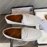 GUCCI MEN'S 1953 HORSEBIT LOAFER WITH G WEB WHITE 307929