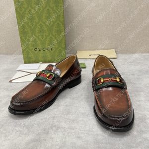 GUCCI LOAFER WITH HORSEBIT BROWN 655579 - Image 3