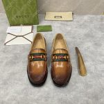 GUCCI LOAFER WITH HORSEBIT BROWN 655579
