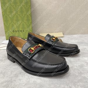 GUCCI LOAFER WITH HORSEBIT BLACK 655579 - Image 4