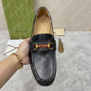 GUCCI LOAFER WITH HORSEBIT BLACK 655579 - Image 6
